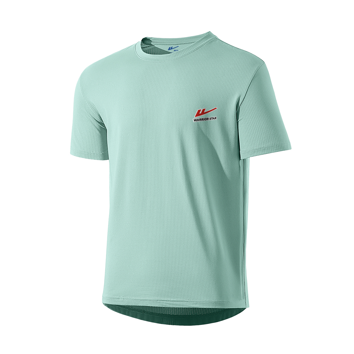 

Футболка мужская Crew Neck тонкая прямая посадка WARRIOR, aqua зеленый