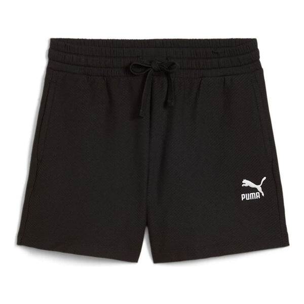

Шорты classics ribbed shorts 'black' Puma, черный