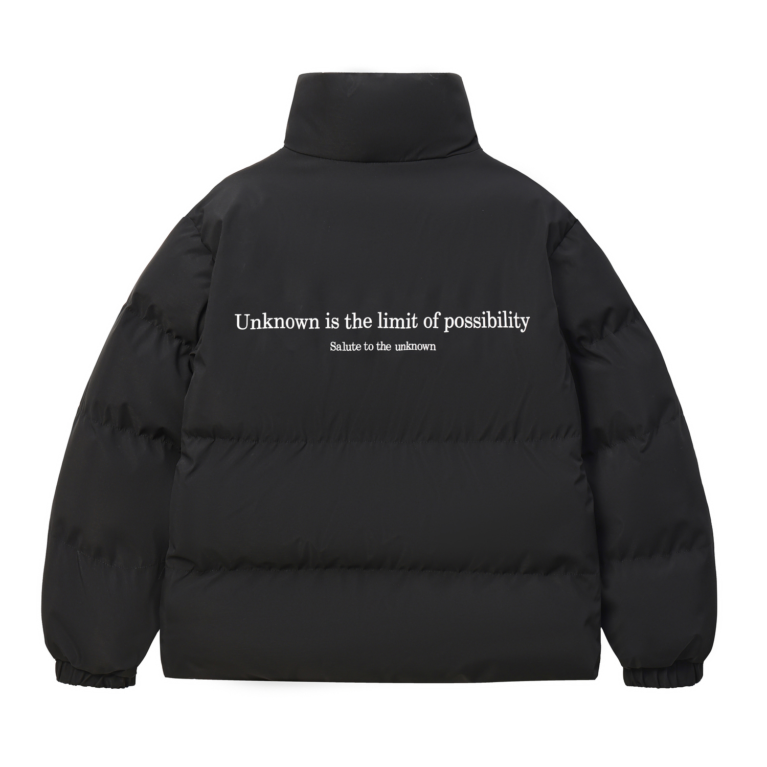 

Пуховик Unisex UNKNOWTAL, черно-белый, Черный, Пуховик Unisex UNKNOWTAL, черно-белый