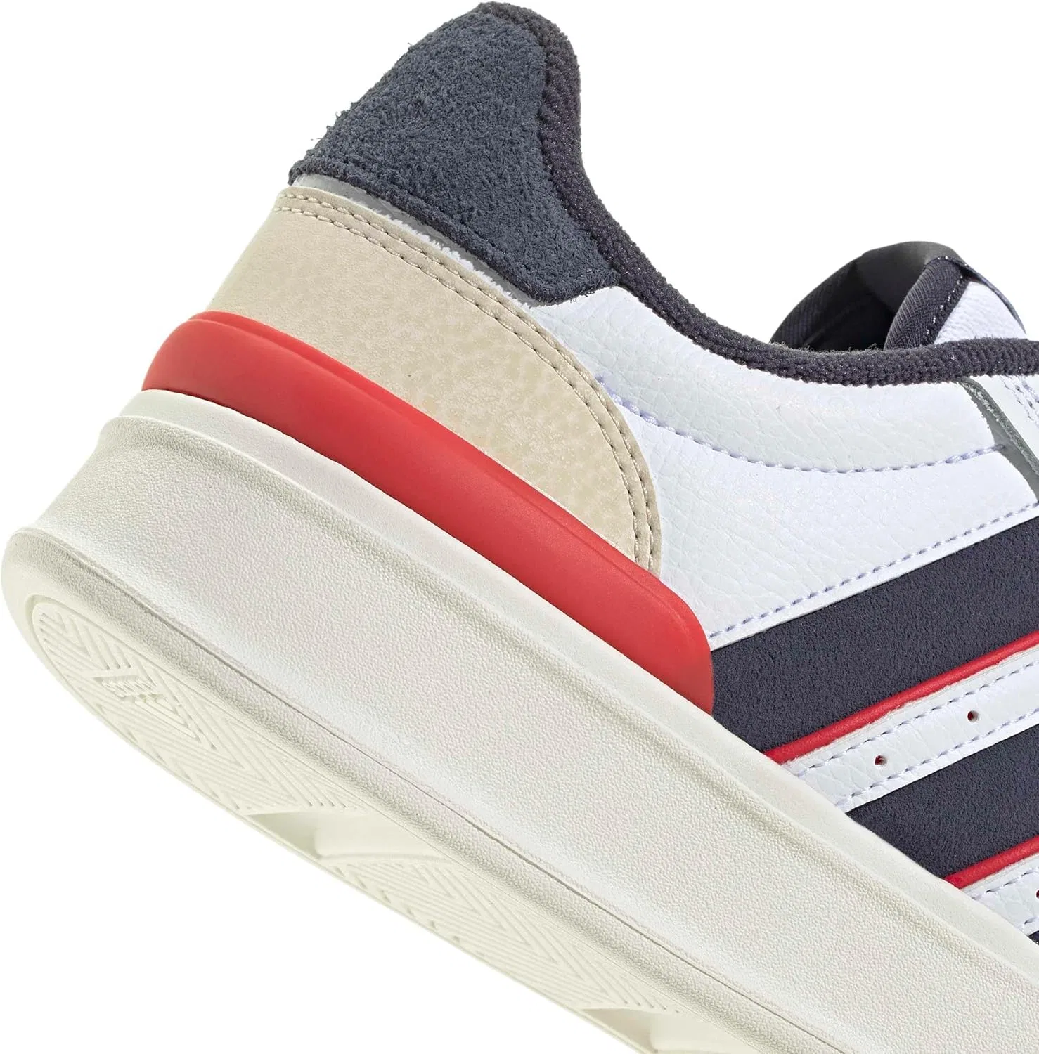 Мужские кроссовки Adidas Aspyre с тремя полосками, Ftwr White Shadow Navy Pure Ruby — фото 4