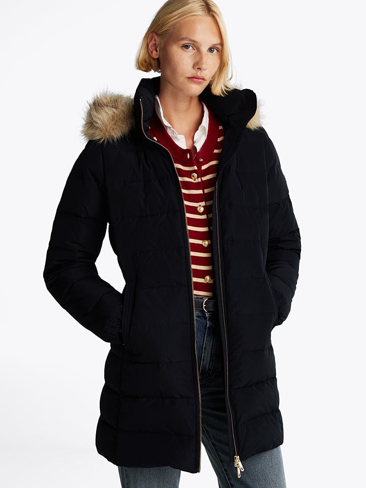 

Пуховик Tommy Hilfiger, темно-синий
