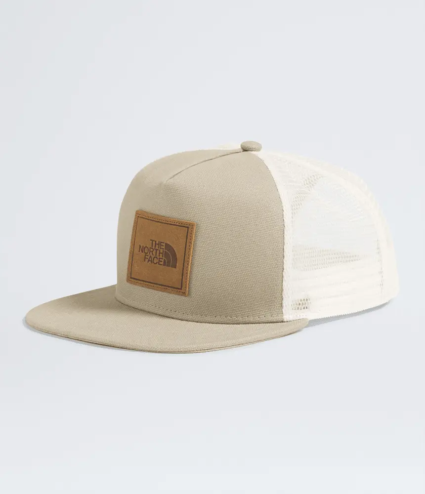 

Кепка дальнобойщика Half Dome The North Face, Dune Beige/Leather Patch