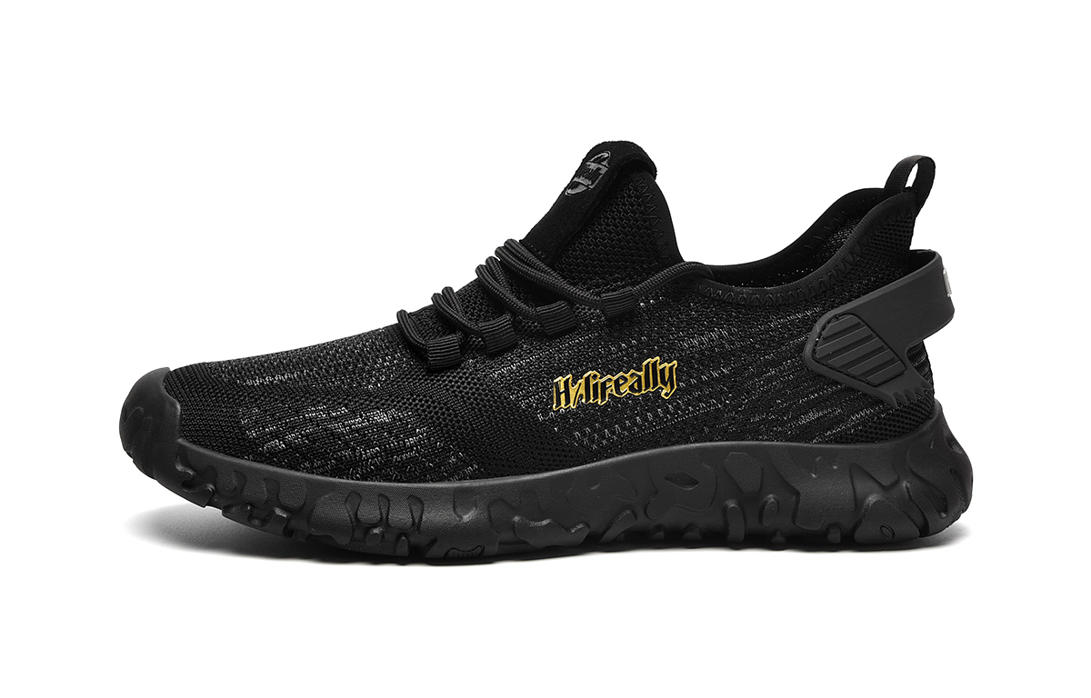 

Дышащие сетчатые кроссовки Flyknit для бега и повседневной носки HLA, черные
