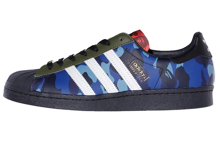 

Кроссовки Adidas Originals Superstar 80s Bape Multi Camo