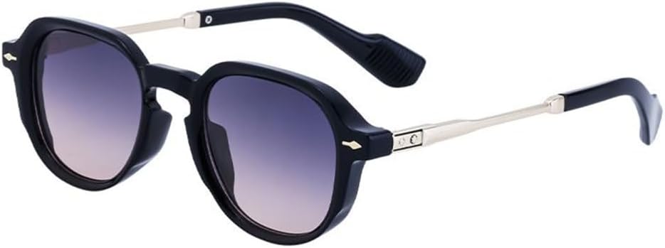 

Панк-солнцезащитные очки круглой формы для мужчин и женщин, роскошные, модные, в маленькой оправе, винтажные, в стиле стимпанк, с защитой от УФ-излучения UV400 TYUVIVO, C3graypink