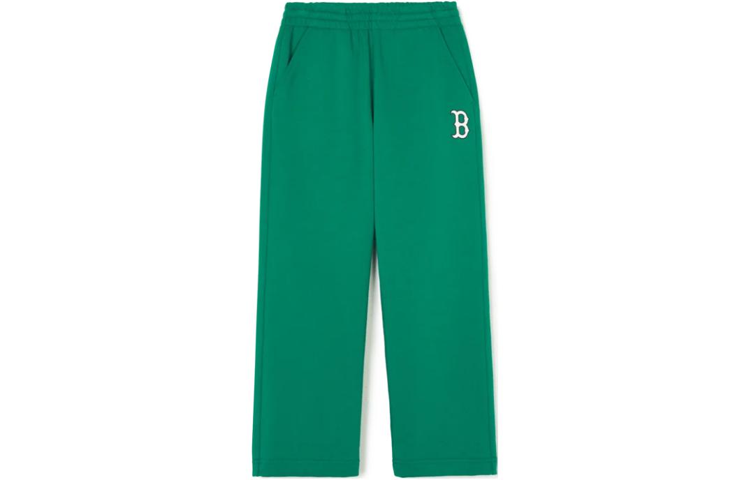 MLB KIDS Детские вязаные спортивные штаны с принтом по всей поверхности Green
