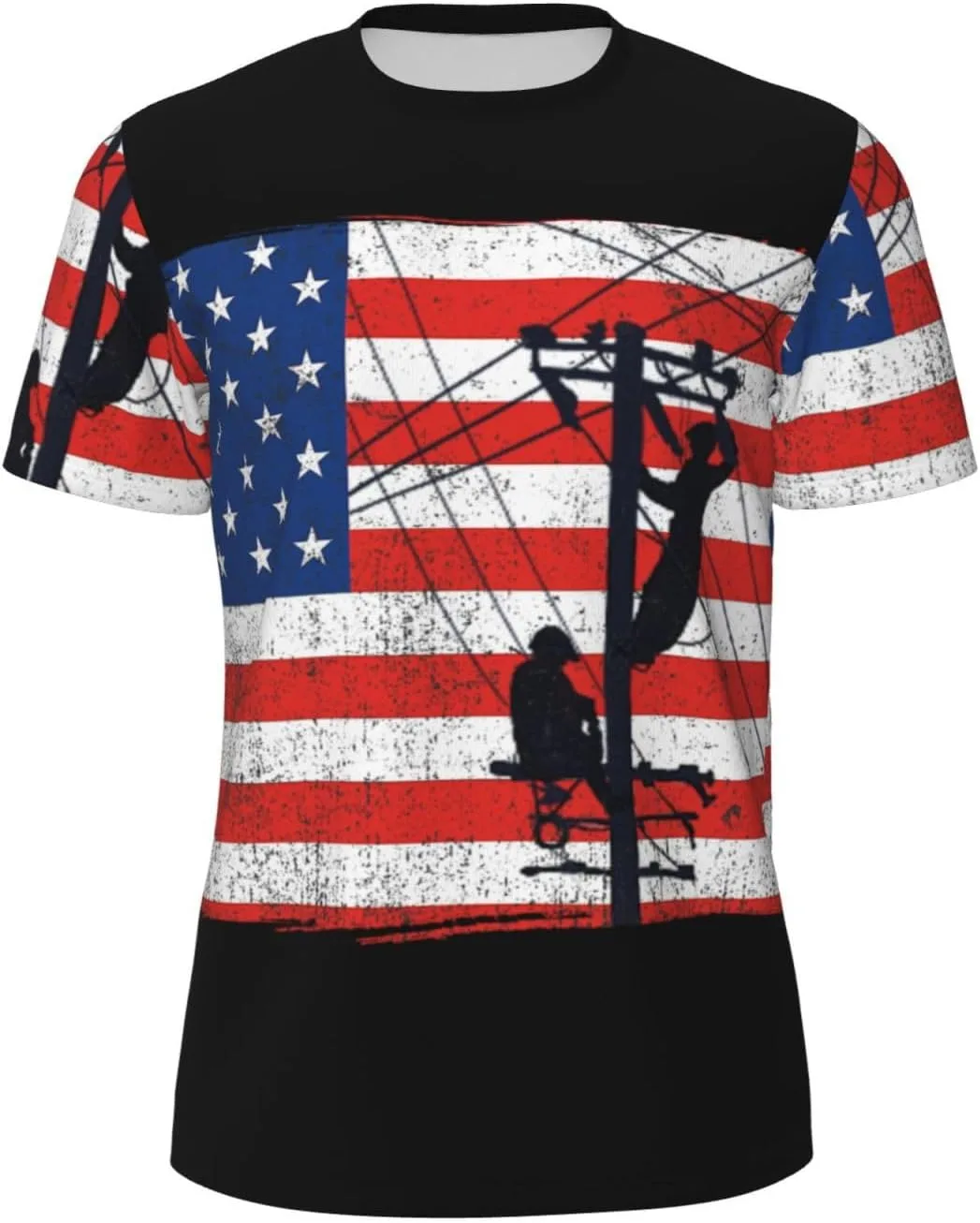 

Мужская футболка с коротким рукавом и круглым вырезом, легкая и мягкая