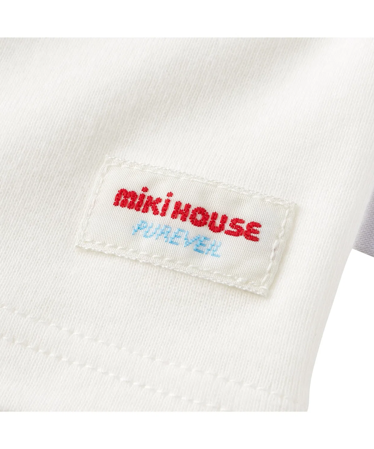 Футболка с логотипом Mikihouse, полурукав, цвет тёмно-синий — фото 3