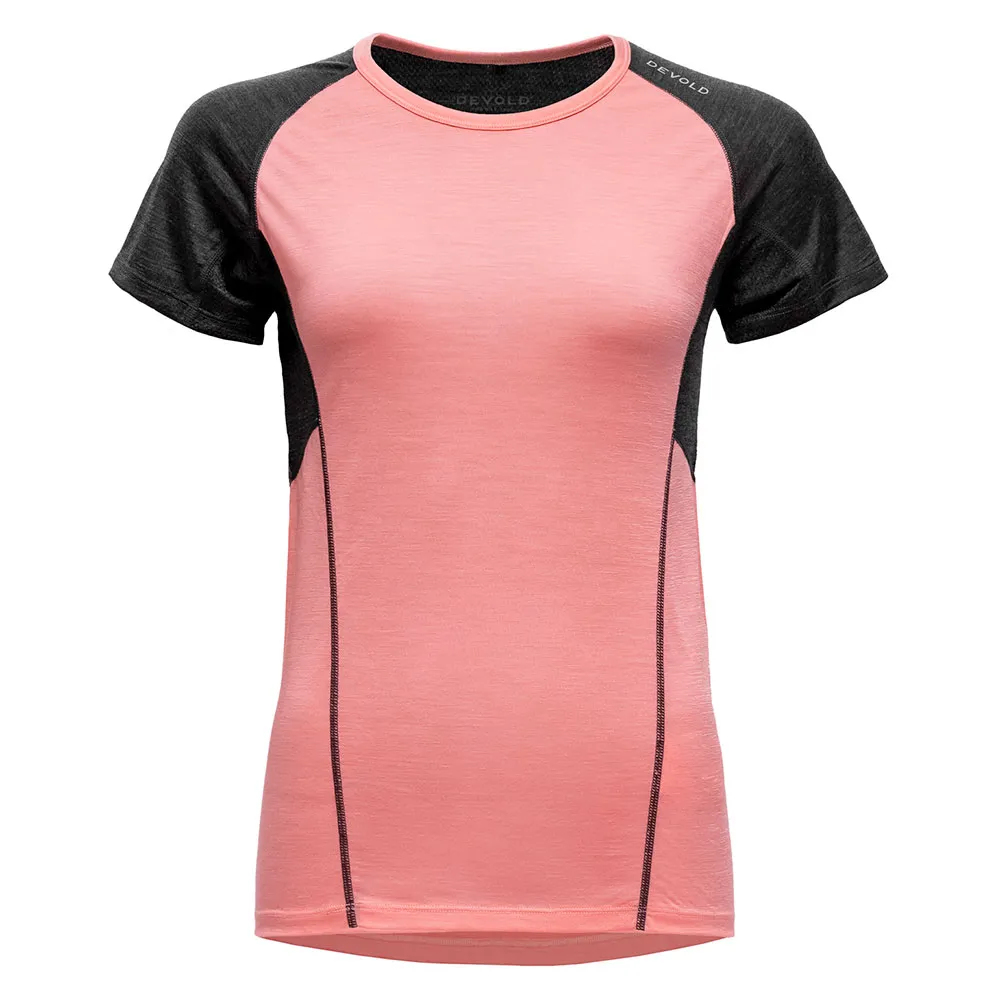 

Футболка с коротким рукавом спортивная DEVOLD OF NORWAY Running Merino 130, розовый