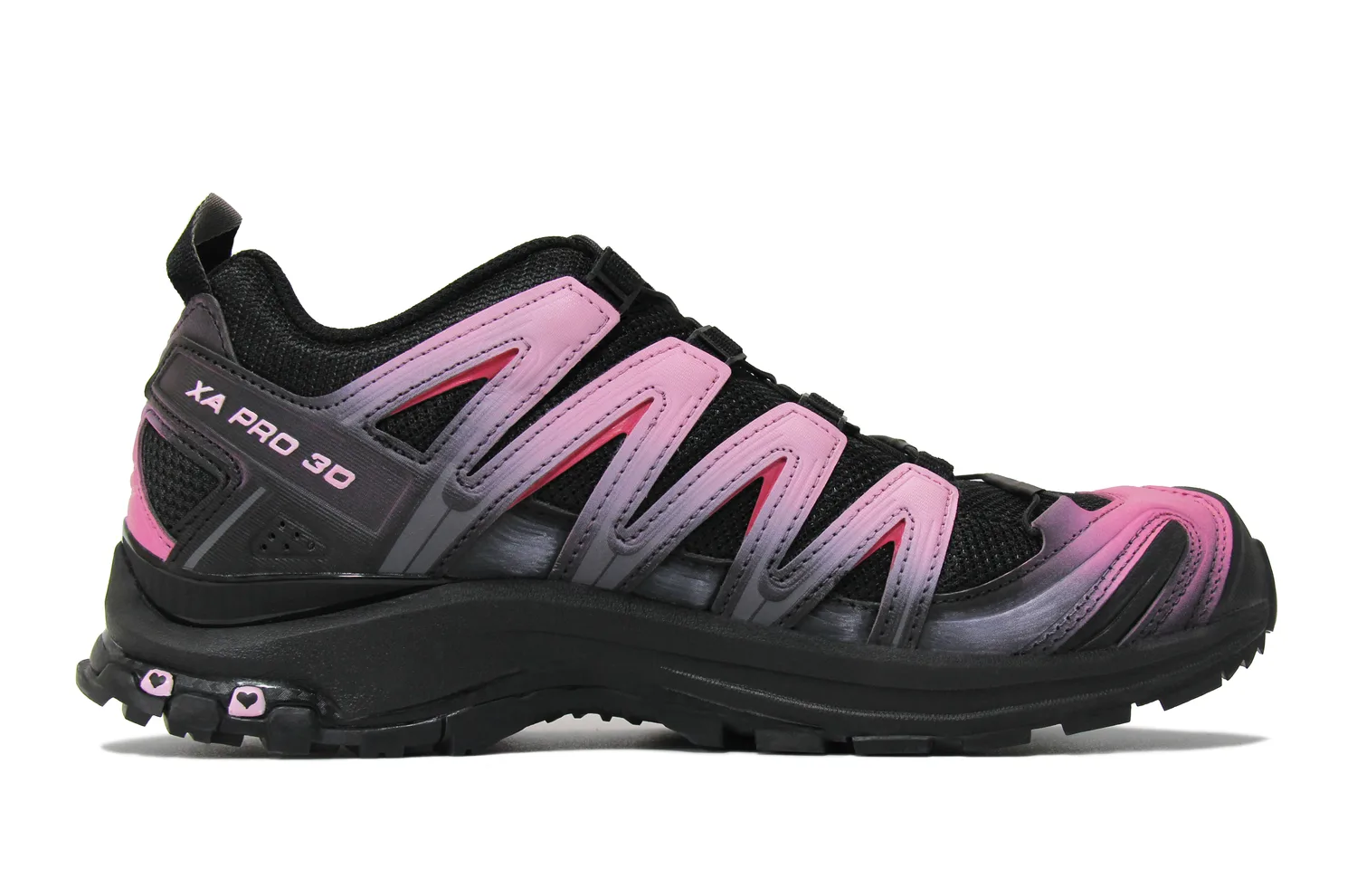 SALOMON Кроссовки для бега XA PRO 3D Abrasion Resistant Low top Unisex Black Pink — фото 3