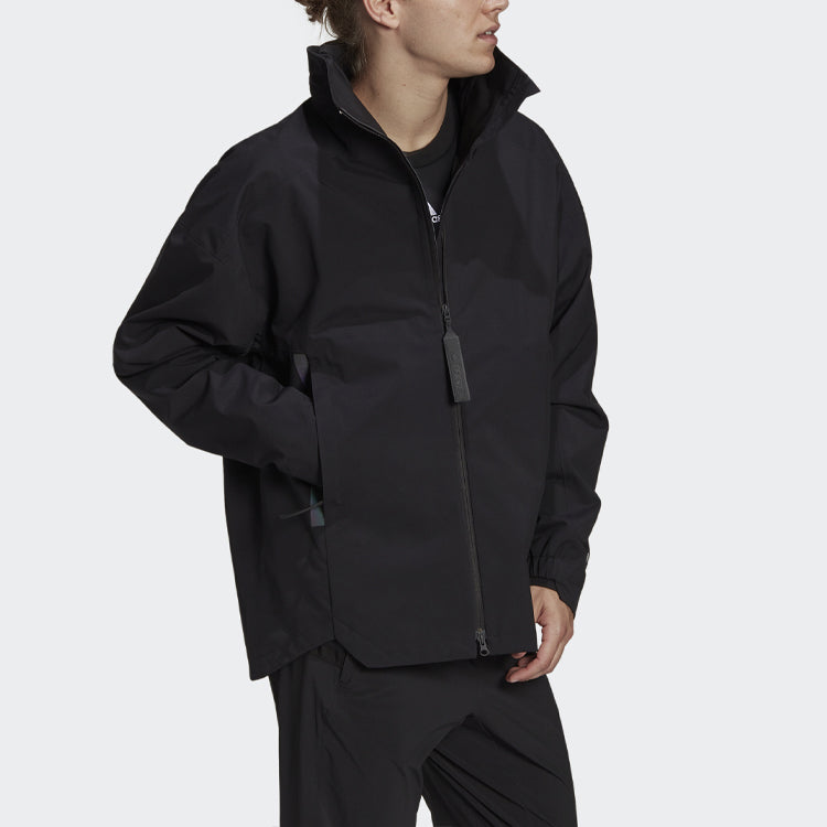 Куртка adidas Terrex C Myshelter .r waterproof Sports Outdoor Hooded Jacket Black H65700 — фото 4
