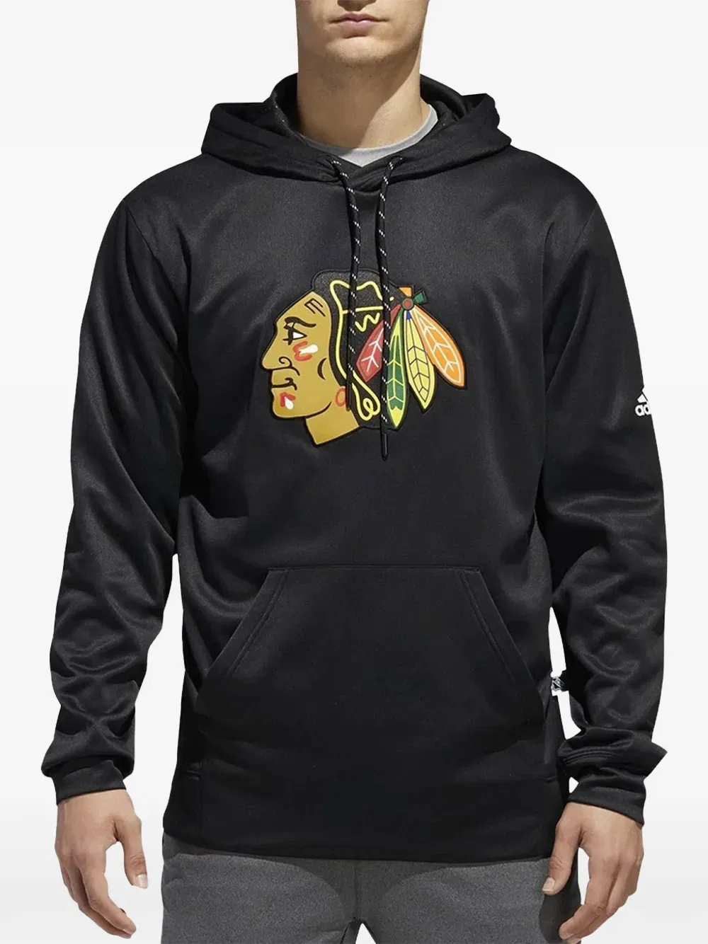 Худи NHL Chicago Blackhawks Adidas, черный
