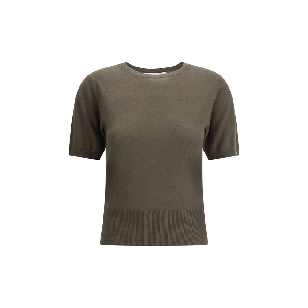 

Свитер с короткими рукавами Extreme Cashmere, зеленый
