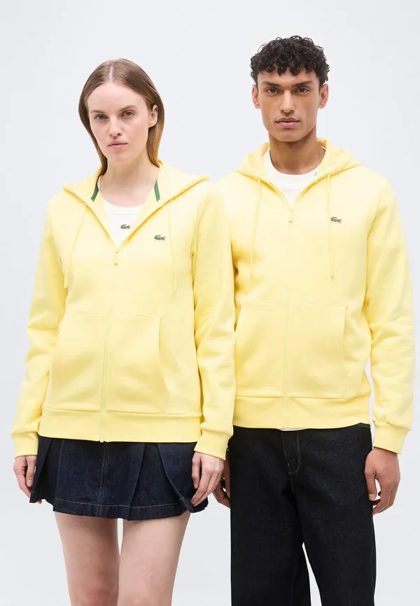 Универсальная толстовка на молнии Lacoste, Yellow — фото 3
