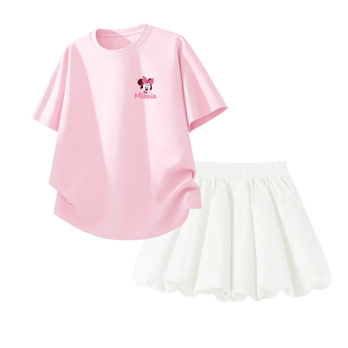 Спортивный костюм детский Disney Casual Sportswear 2 Pack, белый с жемчужным оттенком