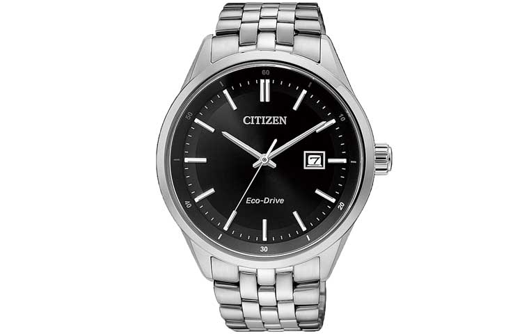 

CITIZEN Часы Ecology Drive Collection Solar Quartz Movement Stainless Steel Strap Watch Men's Watch Black Dial BM7250 56E