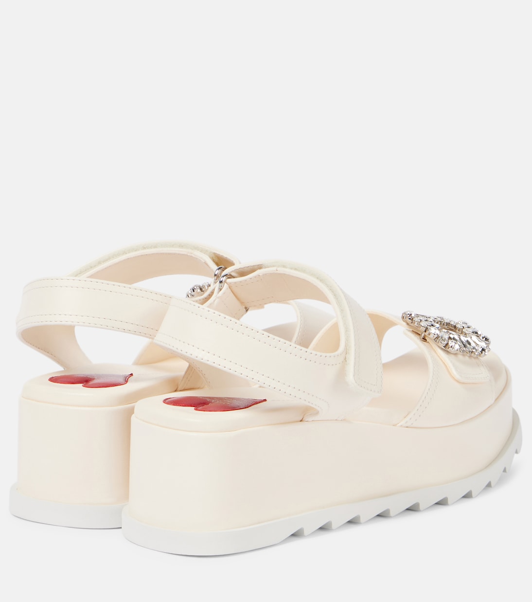 Босоножки на танкетке из кожи с декором Slidy Viv' Roger Vivier, Ciré — фото 2
