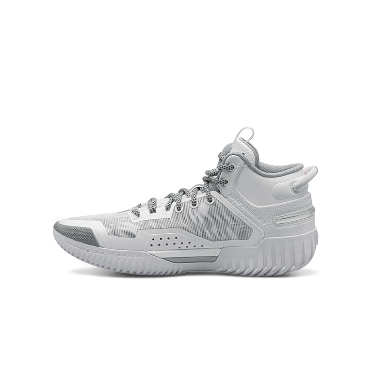 

LINING x Mid Top Performance Basketball Shoes Мужские Белые Aape, Белый WHX