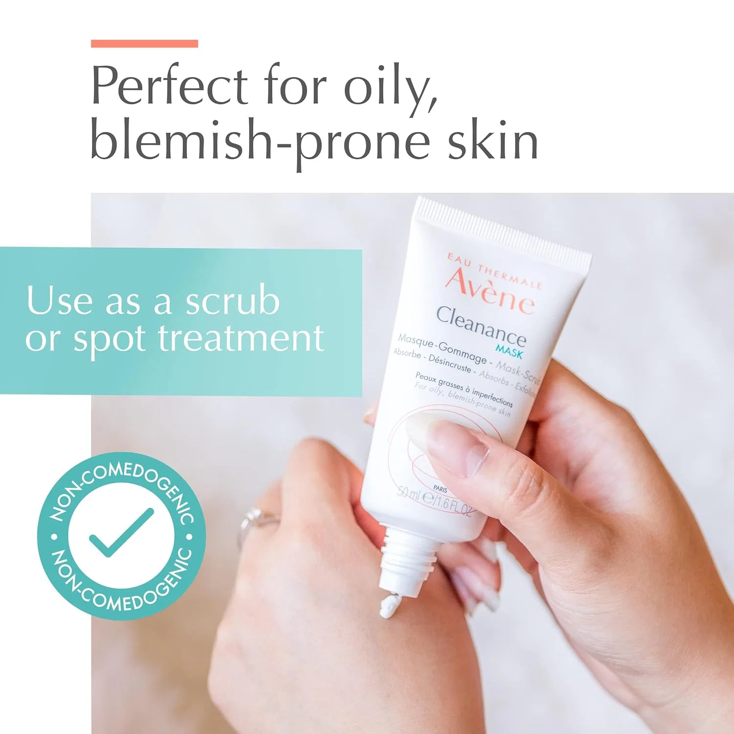 Маска для лица Avene — Avène Cleanance Mask, 50 мл — фото 3