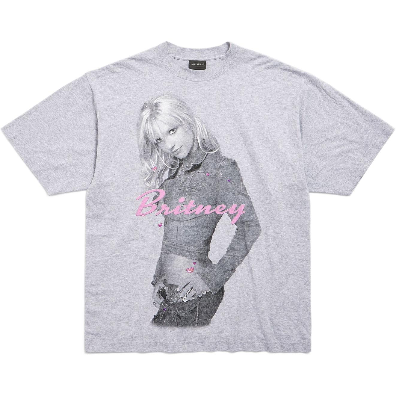 

Футболка SS26 Regular Fit мужская серая Balenciaga, серый