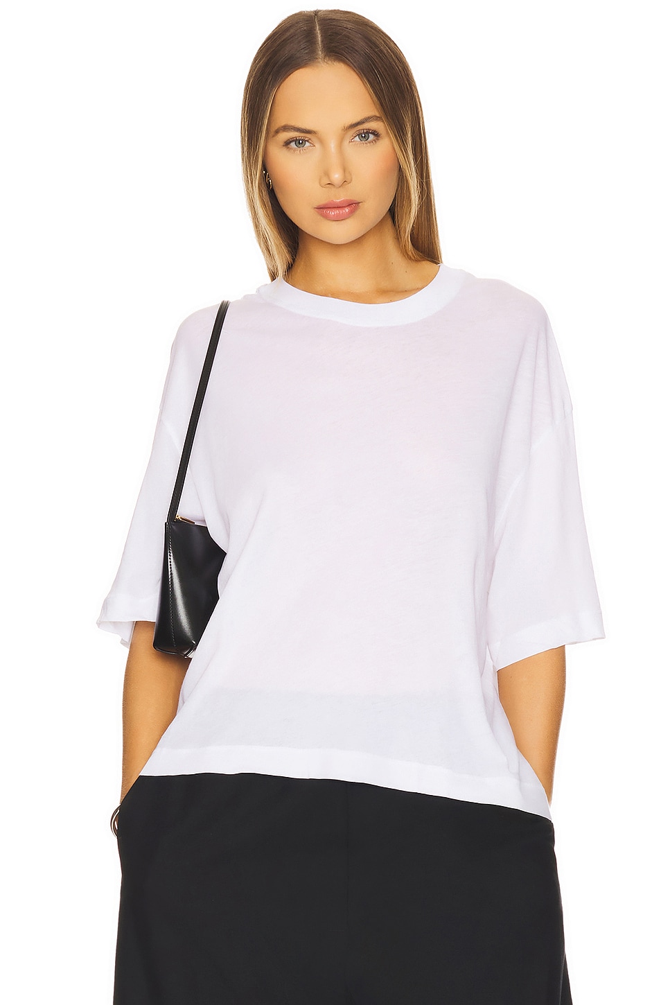 

Свободная футболка квадратного кроя Sprwmn, white