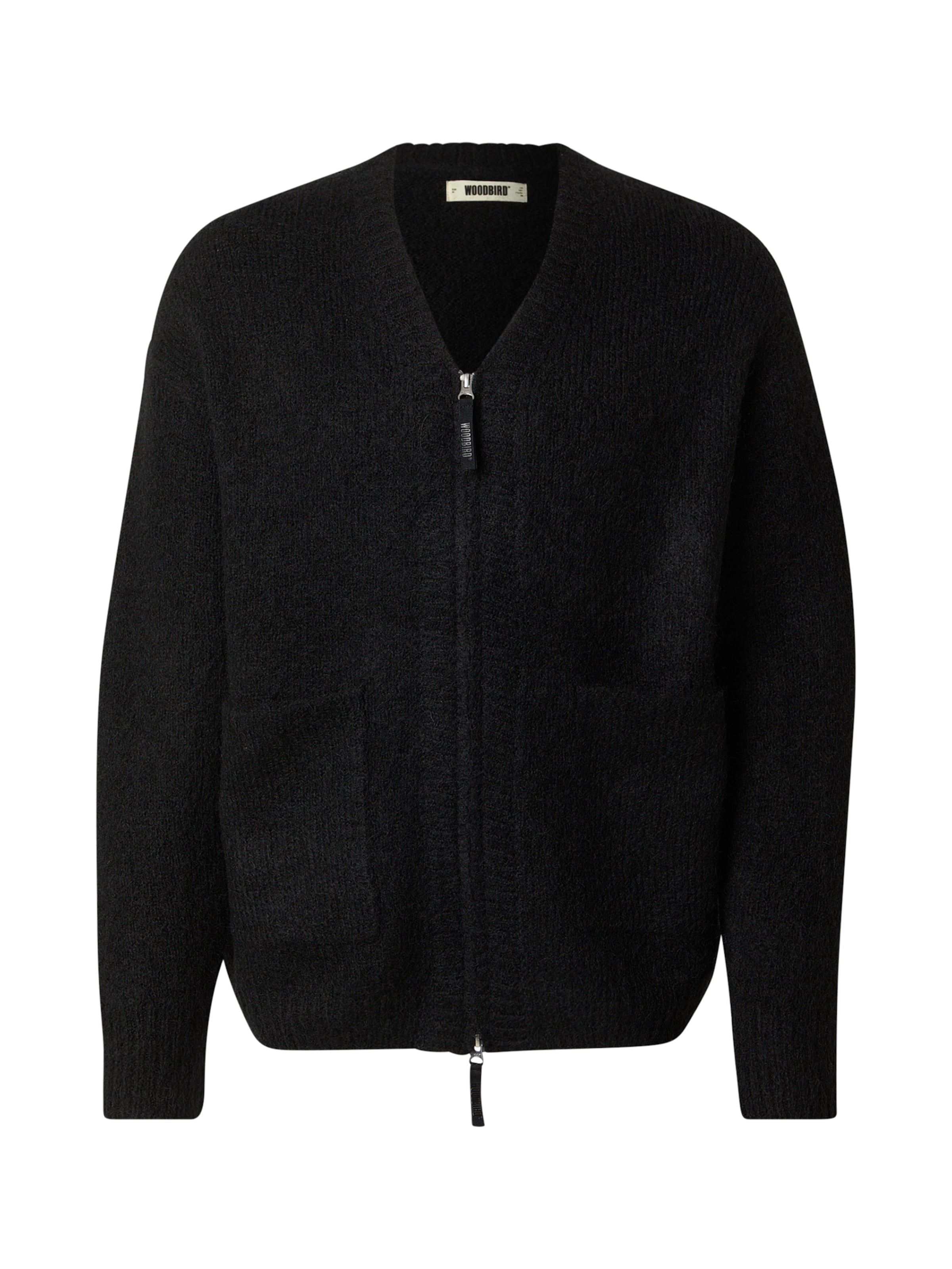 

Woodbird Кардиган 'Koon' вязаный, черный