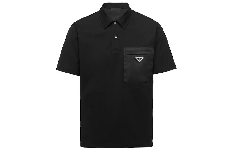 

Рубашка поло мужская черная Prada, черный