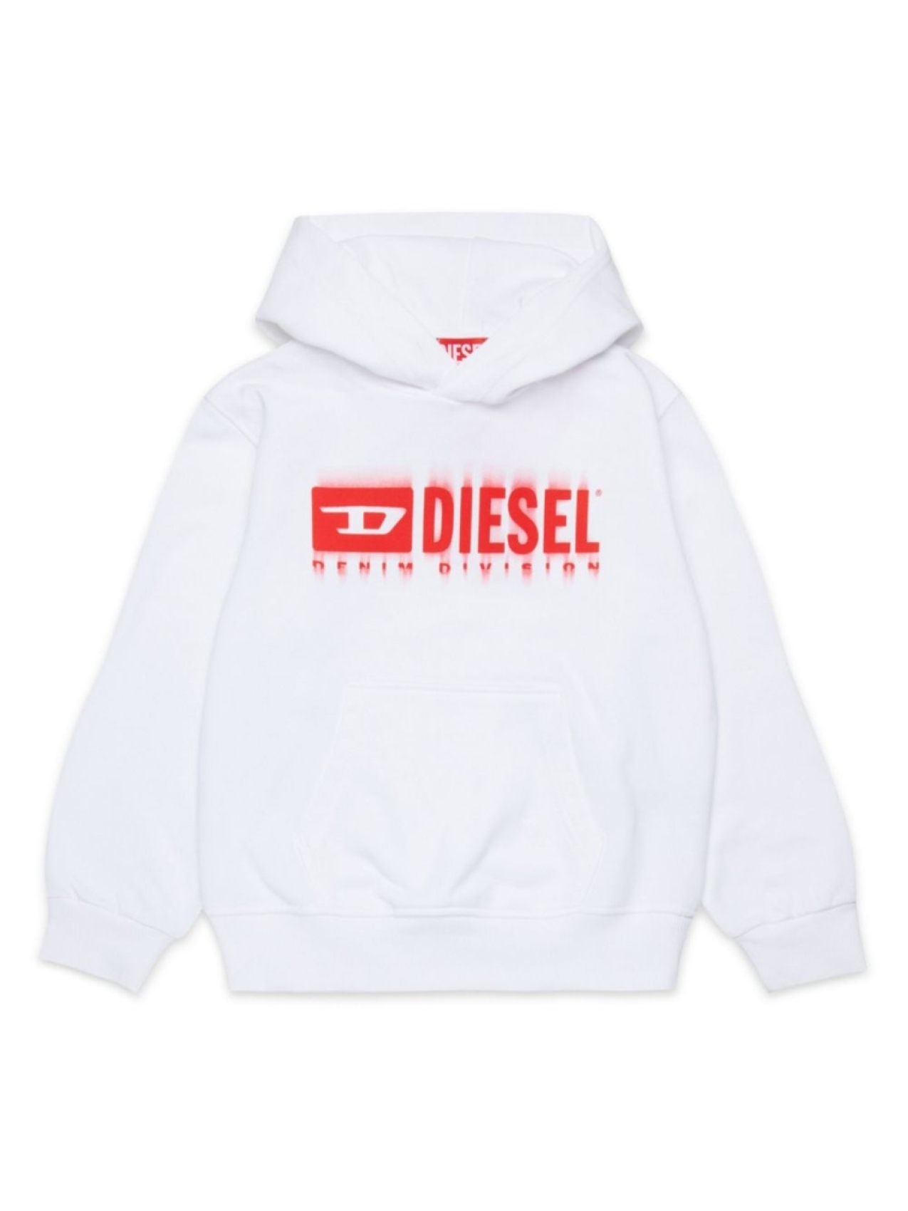 

Diesel Kids худи с логотипом, белый