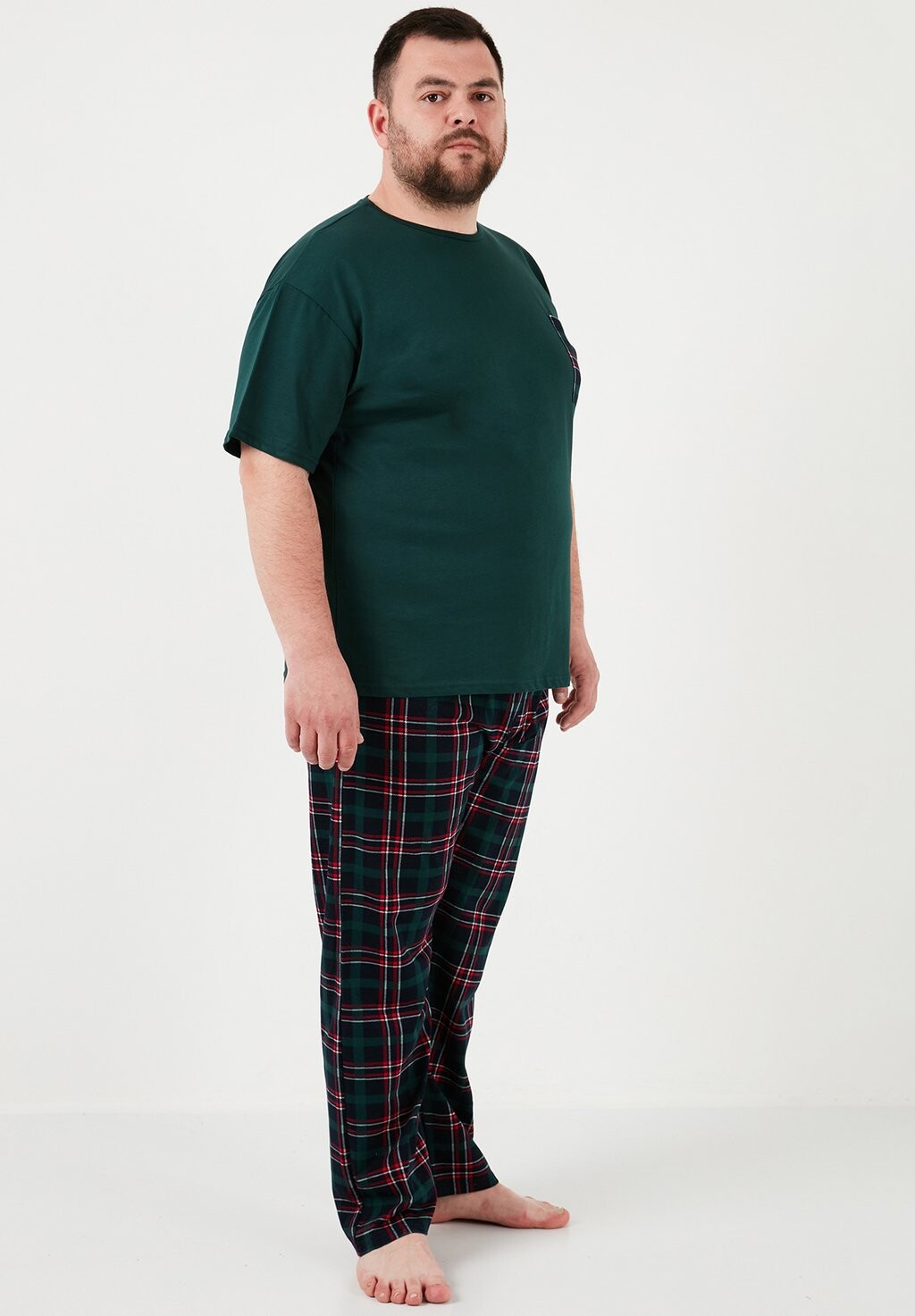 

Пижамный комплект PLUS SIZE Buratti, зеленый