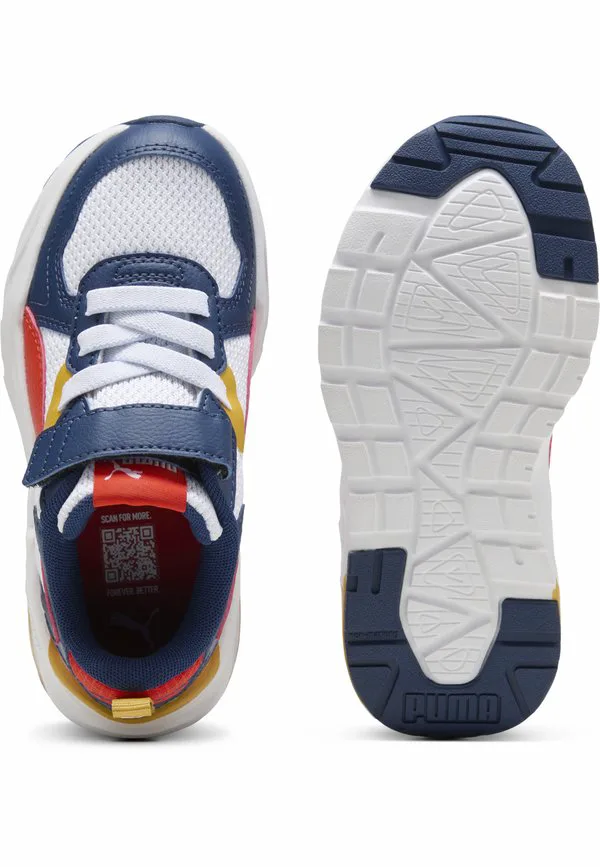 Кроссовки trinity lite Puma, White Fierce Red Persian Blue — фото 3