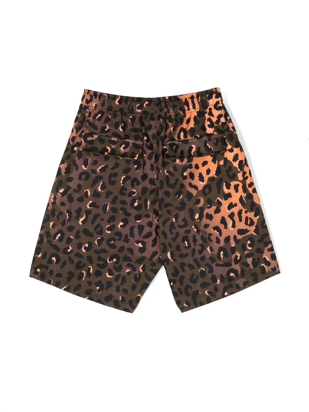 Шорты с анималистичным принтом Marcelo Burlon County Of Milan Kids, коричневый — фото 2