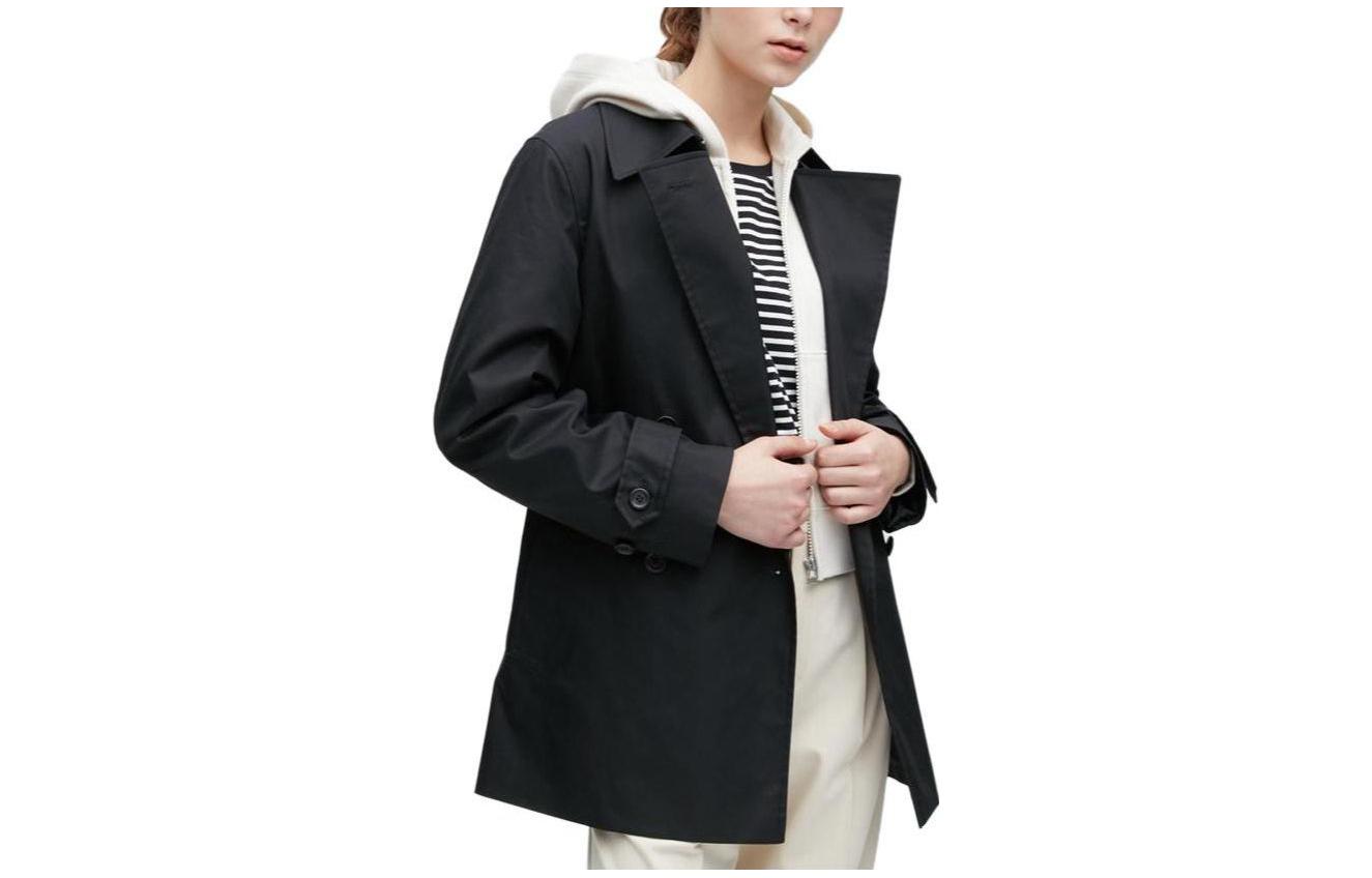 

UNIQLO Тренч женский черный, Black
