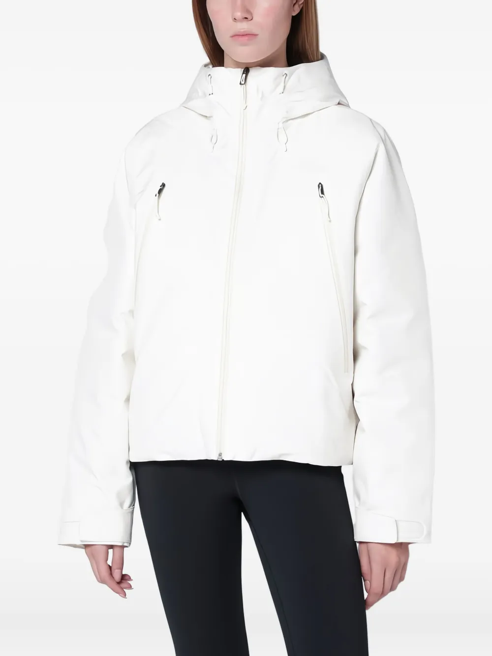 

Куртка с вышитым логотипом The North Face, белый