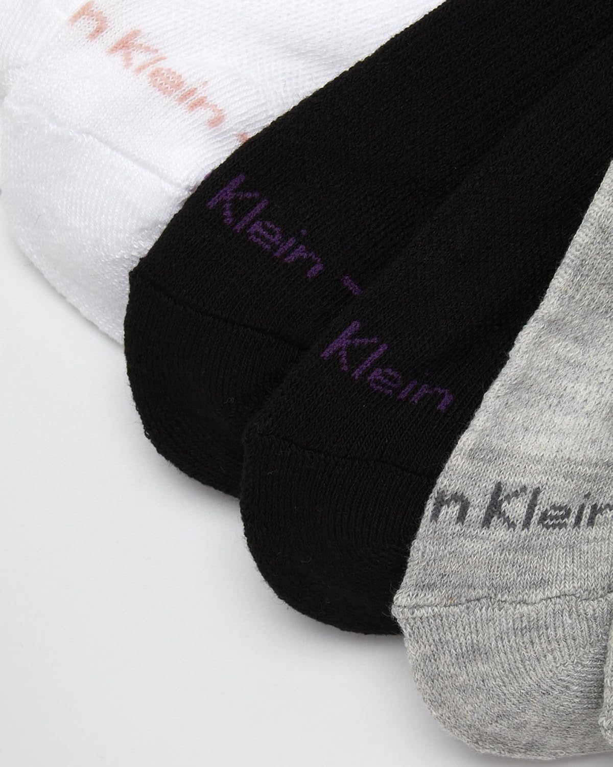 Женские носки Calvin Klein Quarter - упаковка из 6 пар носков с мягкой подошвой, дышащими и низким вырезом для бега, ходьбы и повседневной носки, Grey Multi — фото 4