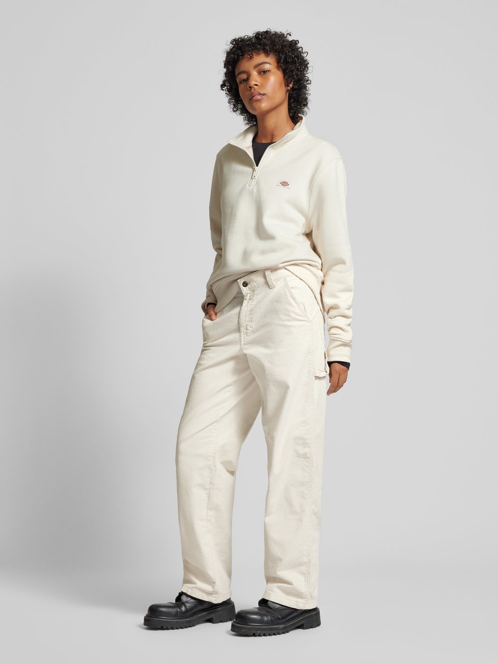 

Брюки из ткани с французскими карманами модель «CORDUROY» Dickies, кремовый