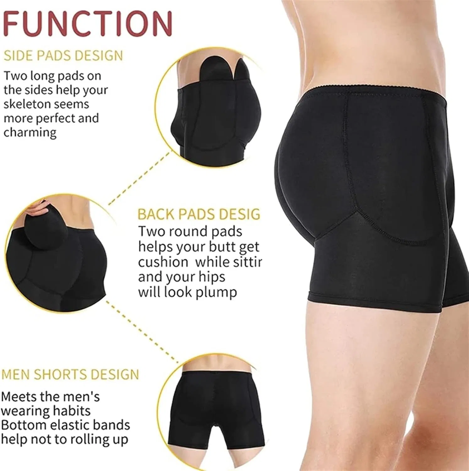 Shapewear боксеры, Black B — фото 4