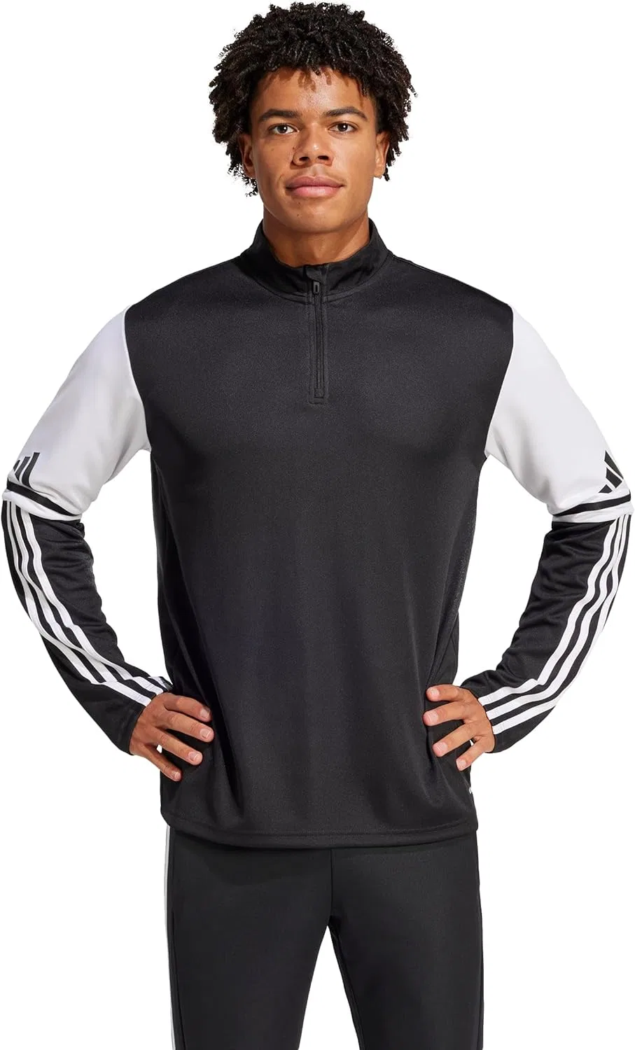 Тренировочная толстовка adidas, 1 шт, Black/White — фото 4