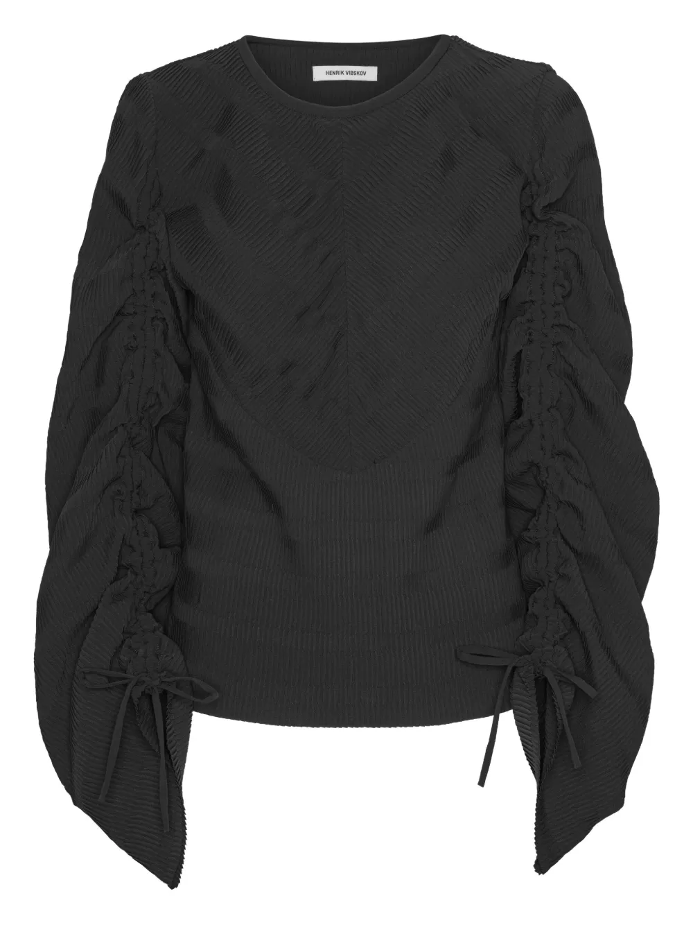 

Блузка со сборками Henrik Vibskov, черный