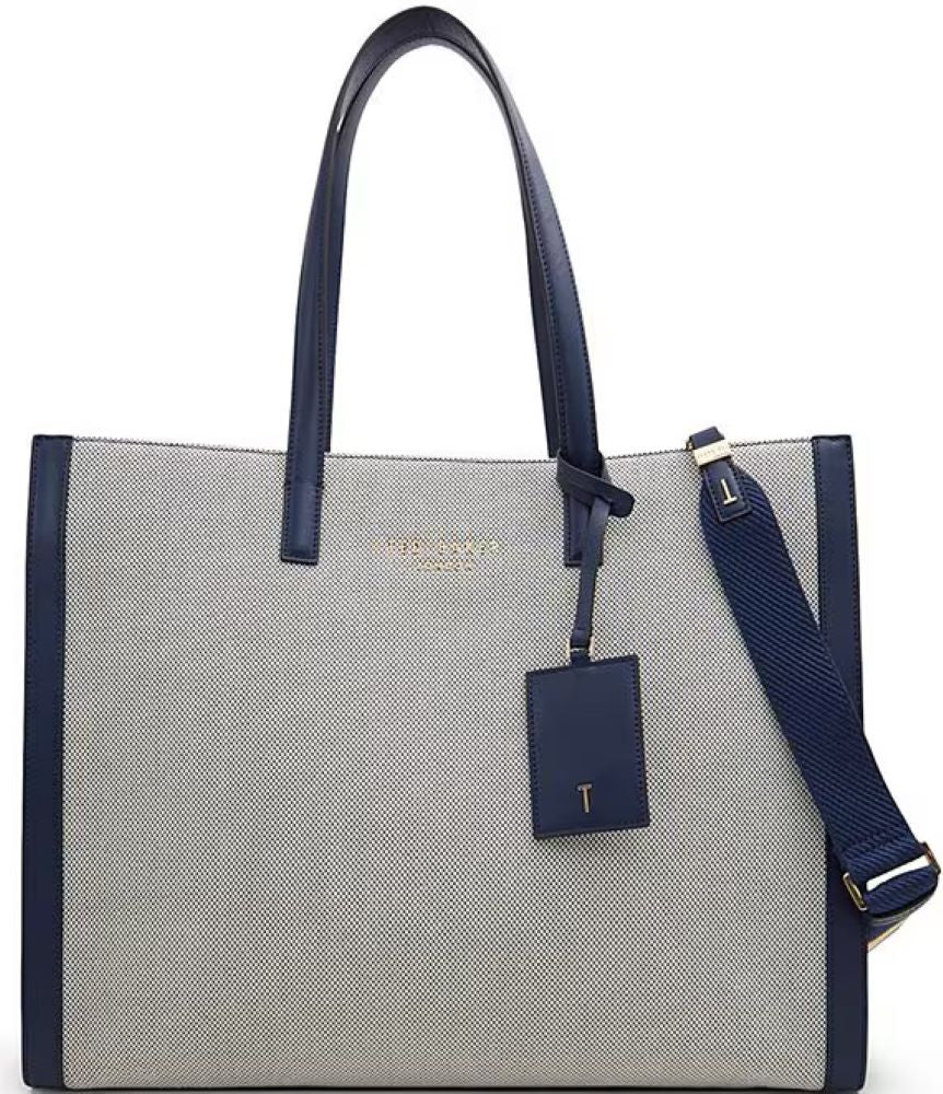 

Женская холщовая сумка Ted Baker Grace, большая, светло-серая, светло-серый