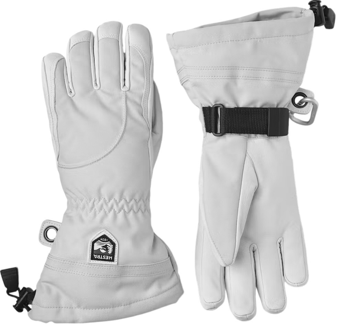 

Hestra Женские перчатки Heli ski pale grey/offwhite 9