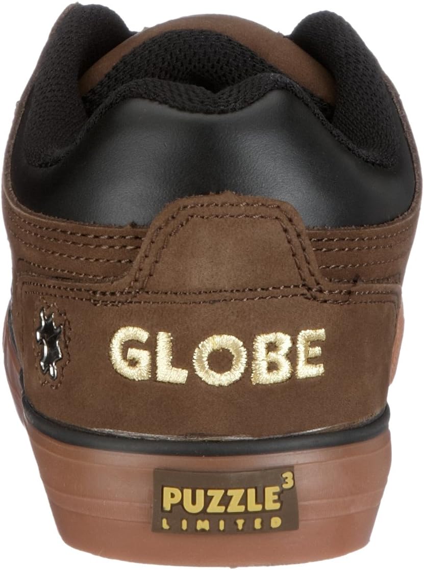 Кроссовки Globe Rage LTD GBRAGE для мужчин - Скейтборд из нубука, черный/коричневый/шоколадный/шоколад — фото 3