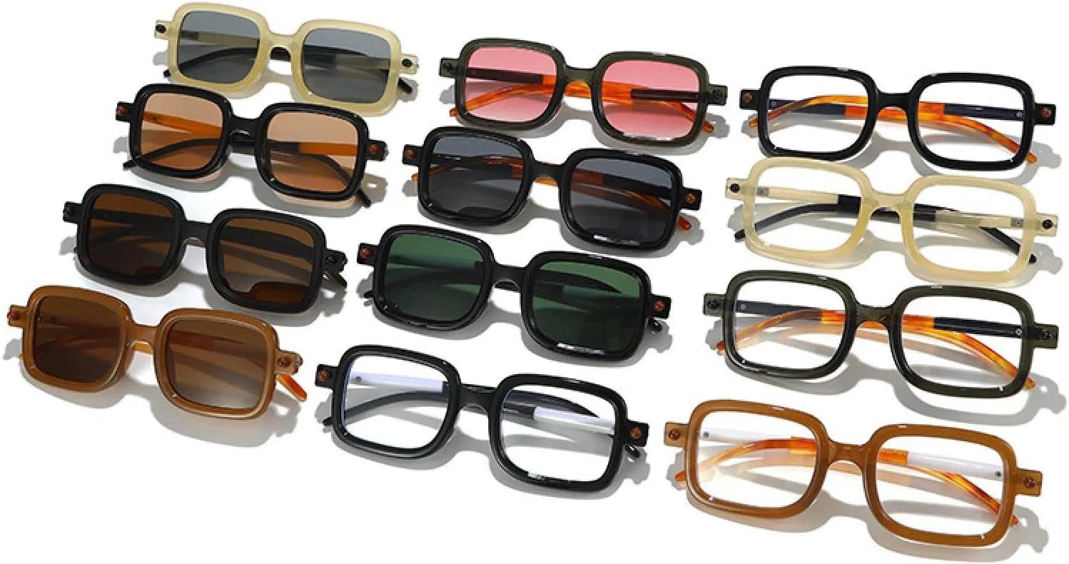 

Солнцезащитные очки с защитой от УФ-излучения UV400 для женщин и мужчин | Shades Rivets Punk Clear Gradient | для занятий спортом на открытом воздухе DSVIGF, Tea Tea