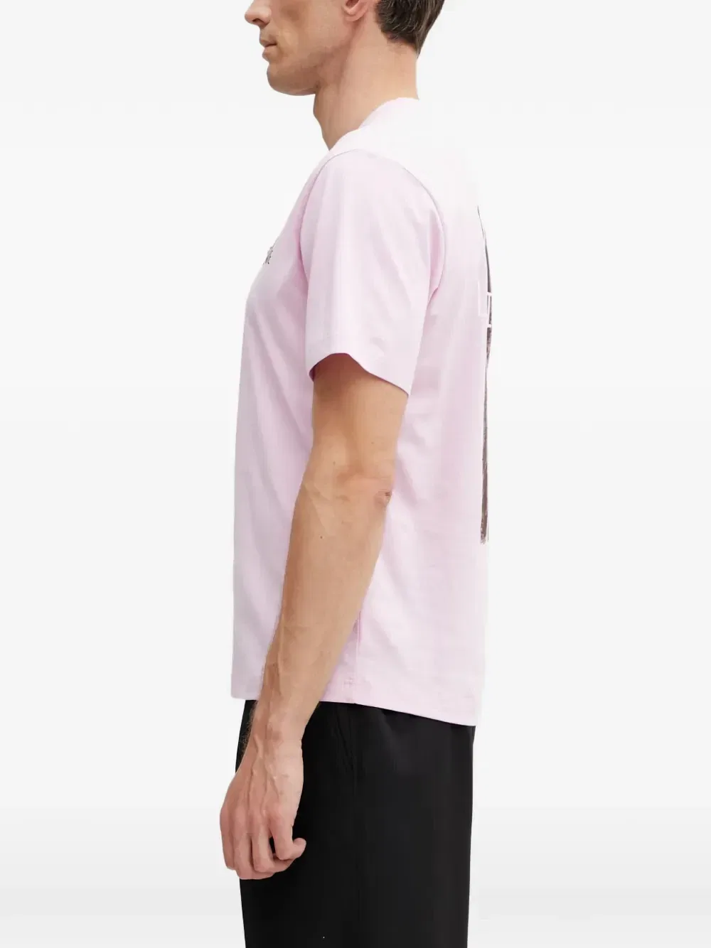 Футболка с коротким рукавом и логотипом Lacoste, розовый — фото 4