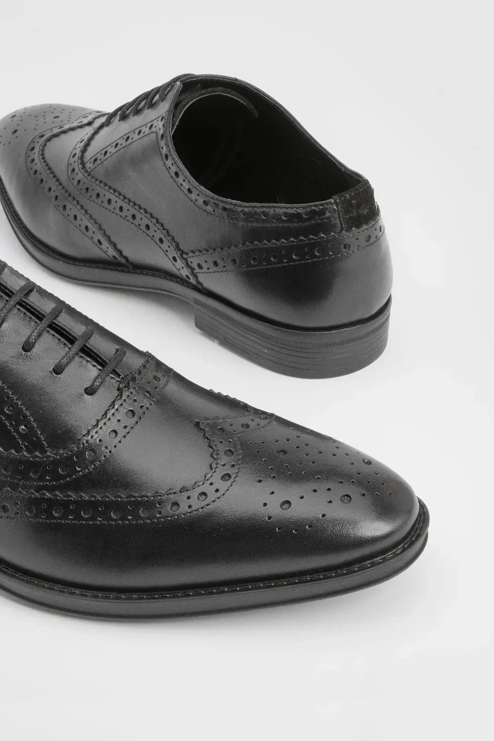 Броги Burton Oxford из синтетической кожи, черный — фото 4