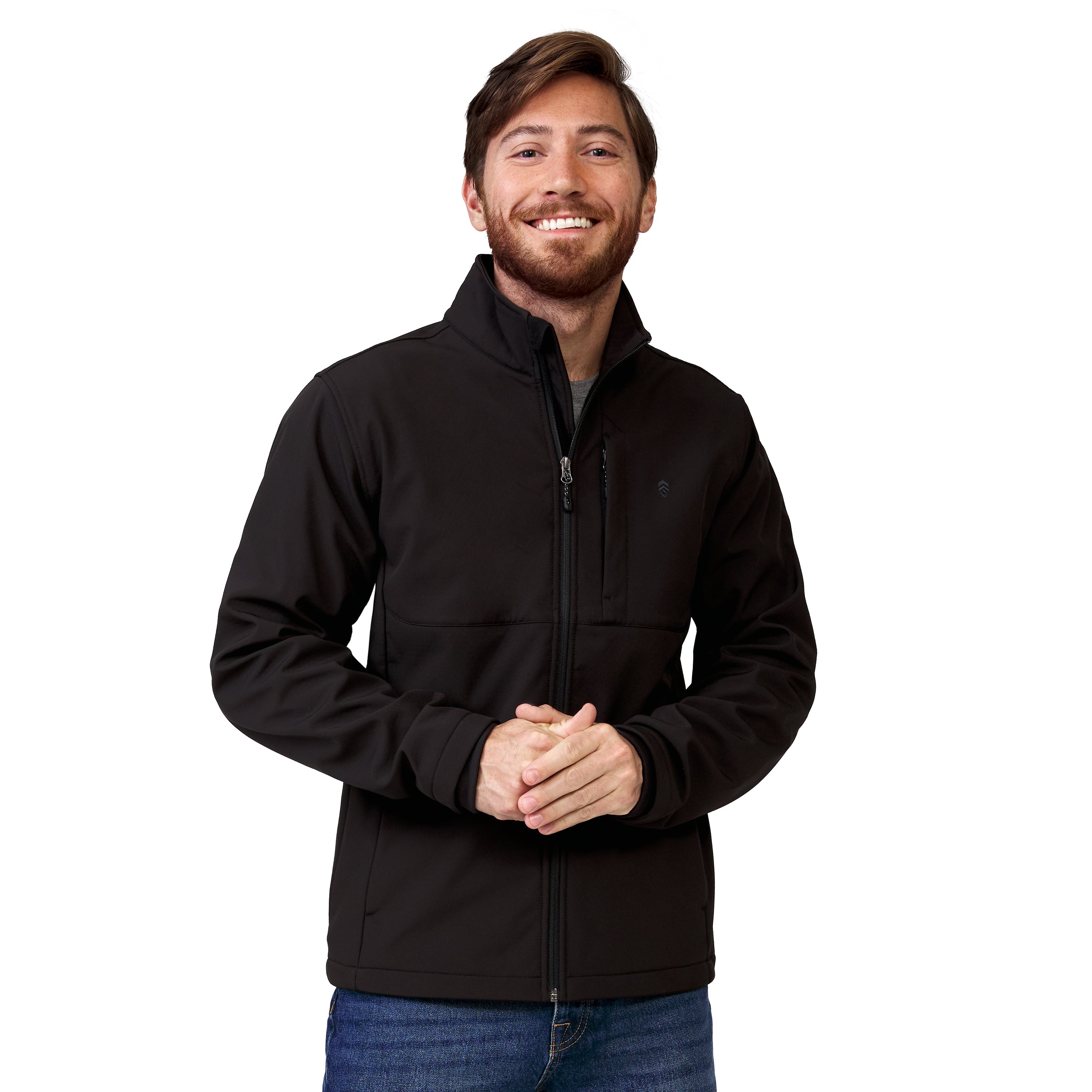 

Куртка Free Country Lanier для мужчин Super Softshell, черный