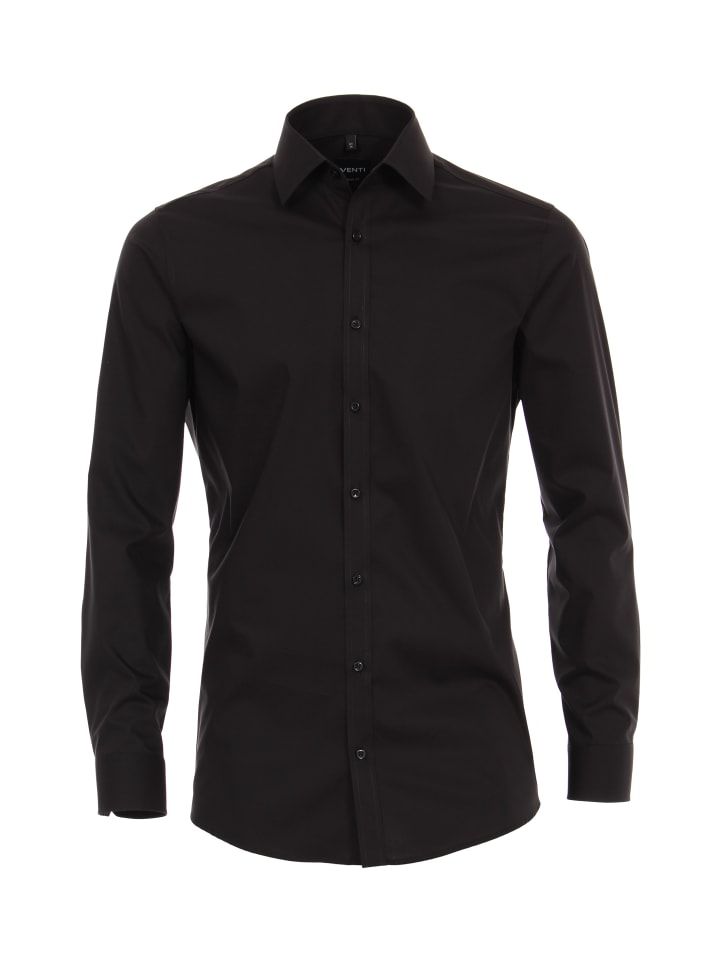 

Venti Деловая рубашка черного цвета
