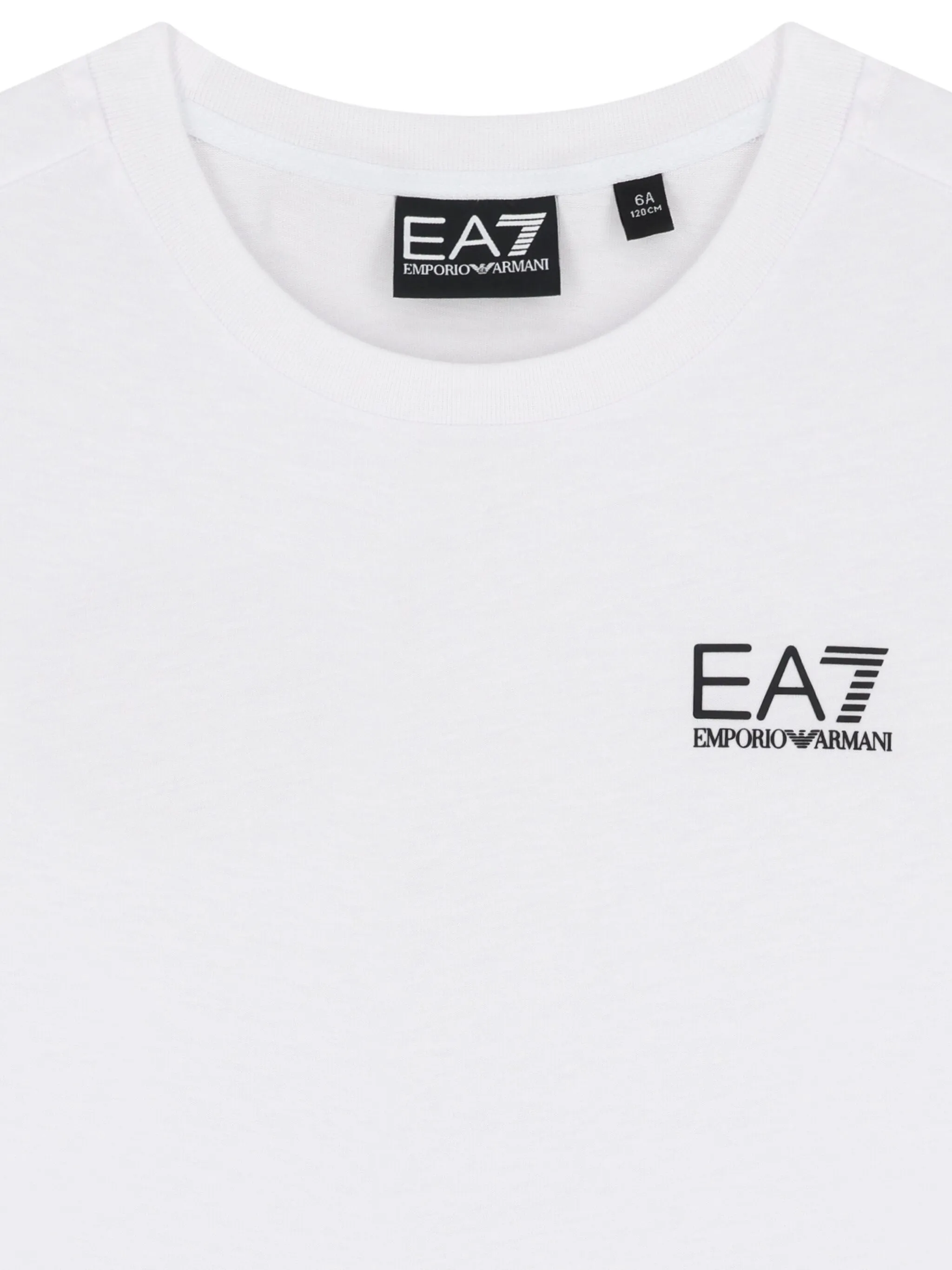 Футболка с логотипом Emporio Armani Kids, белый — фото 3