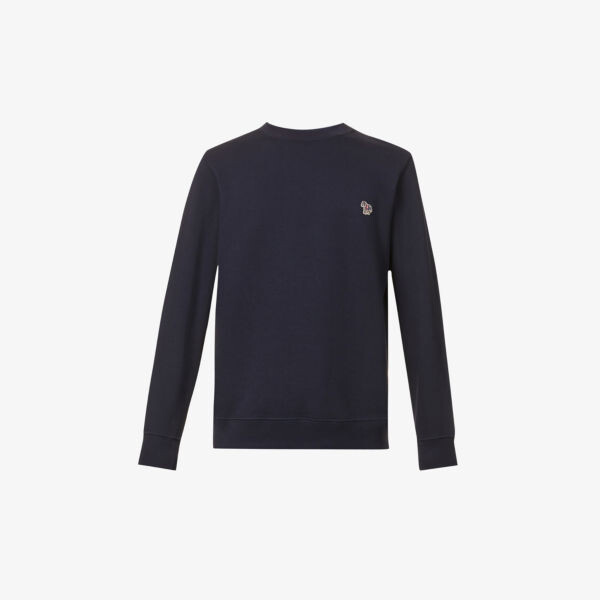 

Толстовка из органического хлопка с вышивкой zebra Ps By Paul Smith, синий
