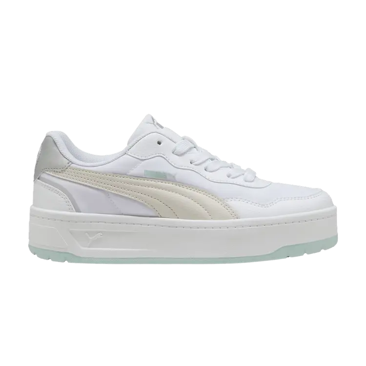 Кроссовки Wmns Court Lally Skye 'Aqua Metallics - White Feather Grey Peaceful Blue', белый