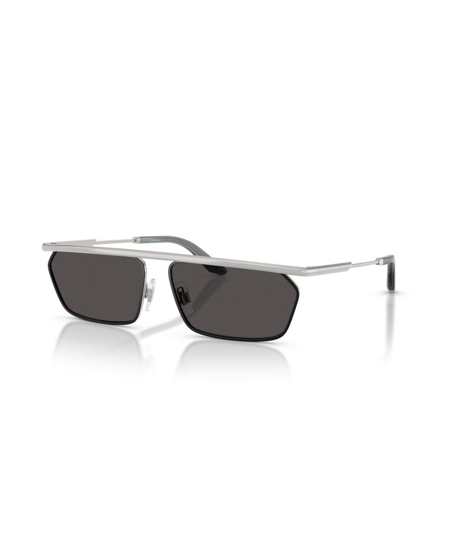 

Мужские прямоугольные солнцезащитные очки, DG2327 Dolce&Gabbana, Silver, Matte Black